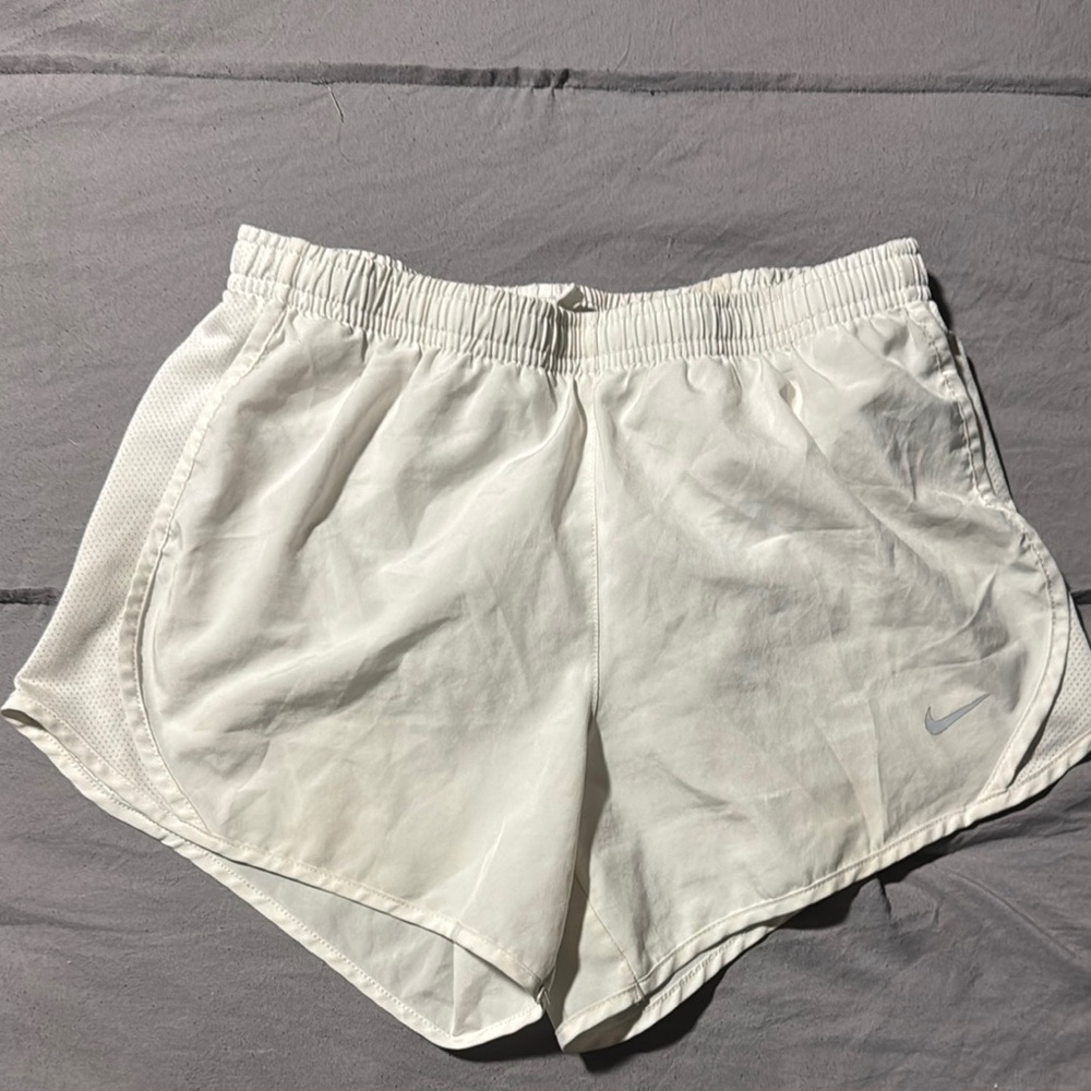 Nike Women's White Athletic Shorts